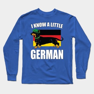 I Know A Little German 2 Long Sleeve T-Shirt